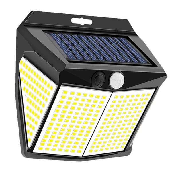 TD® Solar Wall Light 34 LED Motion Sensor Solar Wall Light Utomhus vidvinkel för uteplats Vattentät