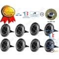 Miniatyrbild 1 av 4: TD® 8st-4LED solar infälld beacon-Vit 4000°k