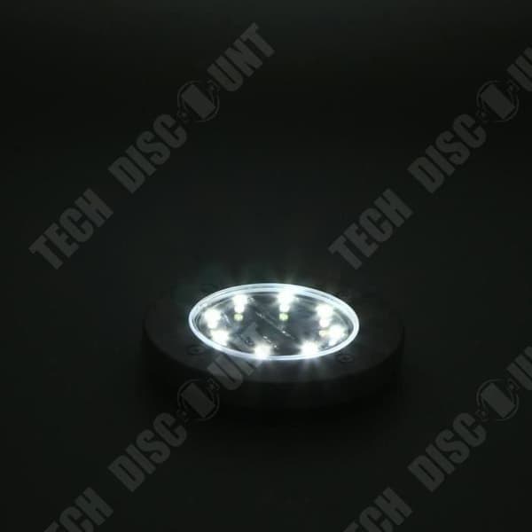 TD® 4 delar LED Energy Solar Powered Trädgårdslampor - Vattentät 8 Led Solar Ground Light för trädgård, uteplats.