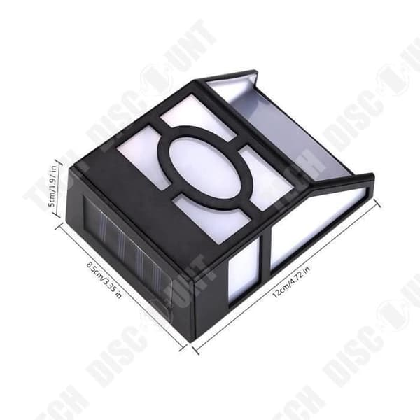 TD® LED Solar Powered Pathway Lamp Solar Lampa Utomhus Trädgård Stängsel Uteplats Vit Rosa Life Tillbehör Utomhusbelysning