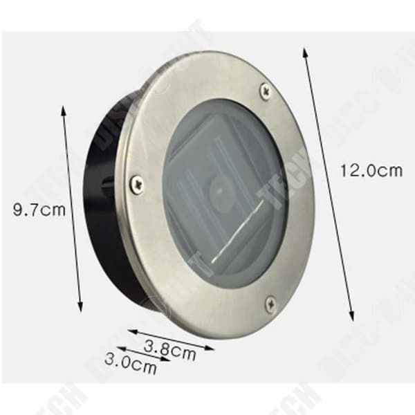 TD® Solar Powered Light LED Nedsänkt Uteplats Patio Path