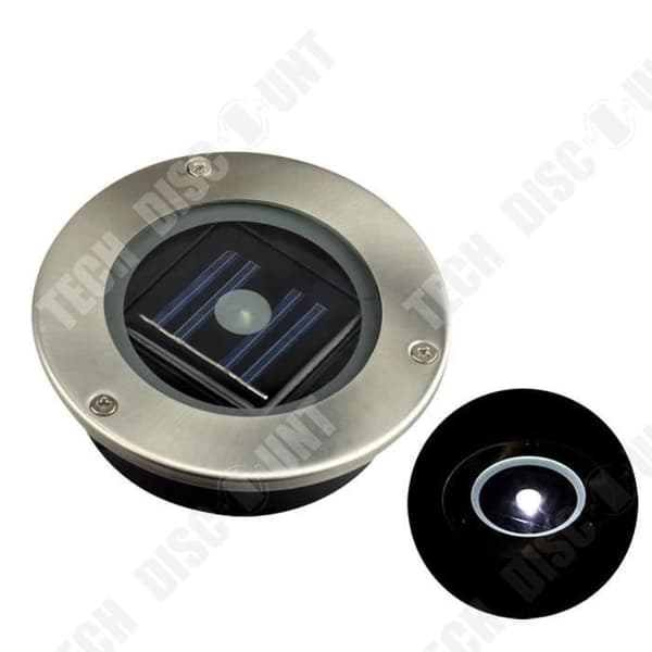 TD® Solar Powered Light LED Nedsänkt Uteplats Patio Path
