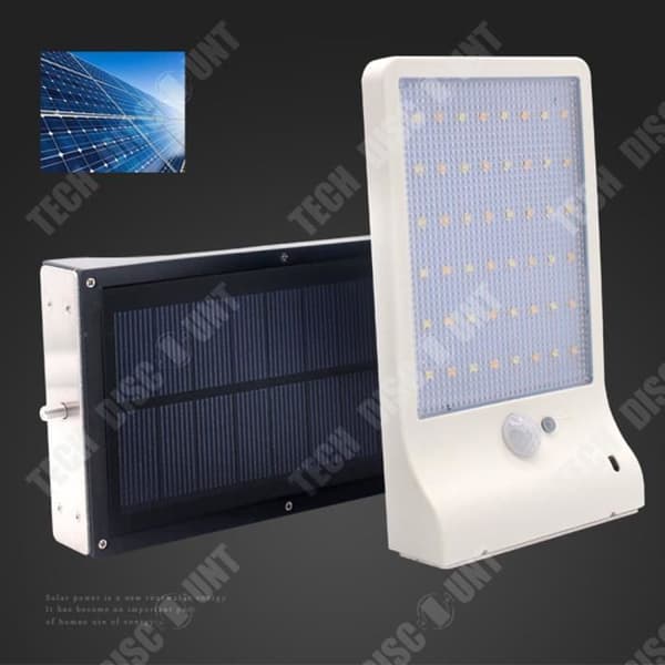 TD® Solar vägglampa Fjärrkontroll Sensor IP65 Vattentät 3 smarta lägen 7 justerbara färgtemperaturnivåer