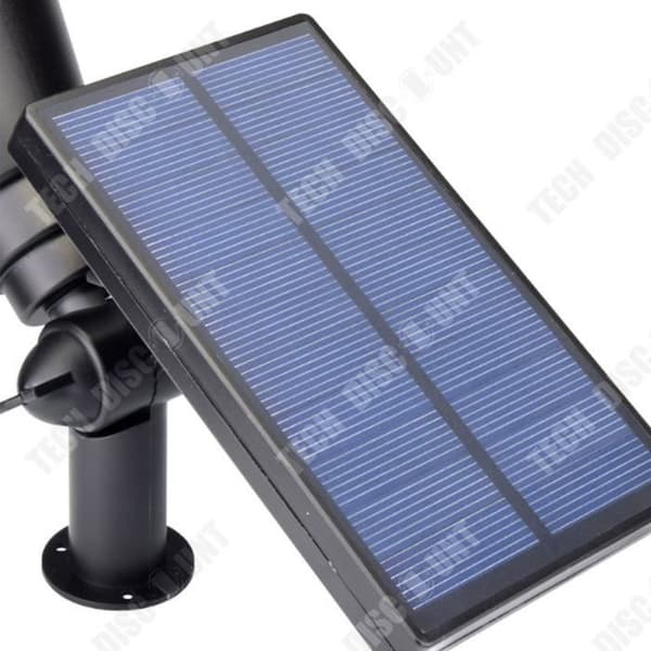 Solenergilampa för gräsmatta - TechDiscount - SL-50A - 4 LED - IP65 - Solenergi