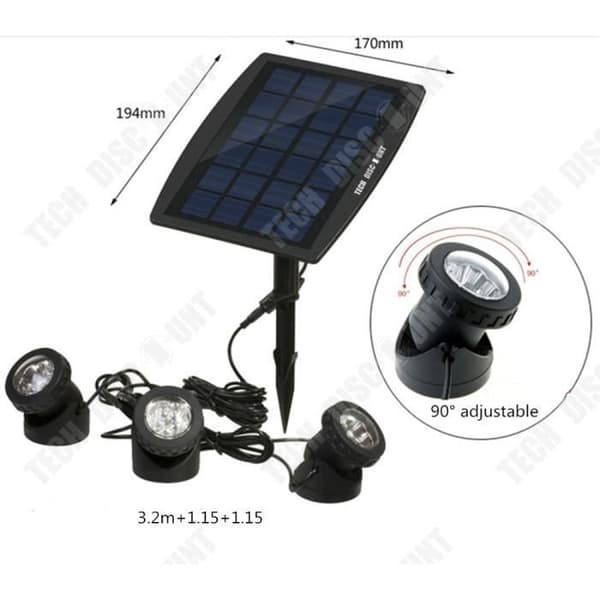TD® Solar lampa utomhus trädgård dekorativ camping led vit mark ljus kraftfull design belysning vattentät vattentät dekoration