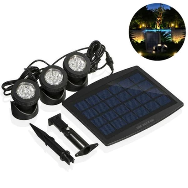 TD® Solar lampa utomhus trädgård dekorativ camping led vit mark ljus kraftfull design belysning vattentät vattentät dekoration