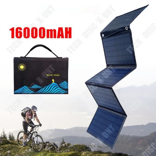 TD® Solpanel Laddning Mobiltelefon Solar Folding Bag 12V40W Solar Vikbar Utomhus Bärbar Laddningspanel