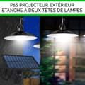 Miniatyrbild 4 av 4: TD® Inomhus solarlampor, trädgårdslampa, campinglampa, lampa med en panel och ljus, ljusdeteckning