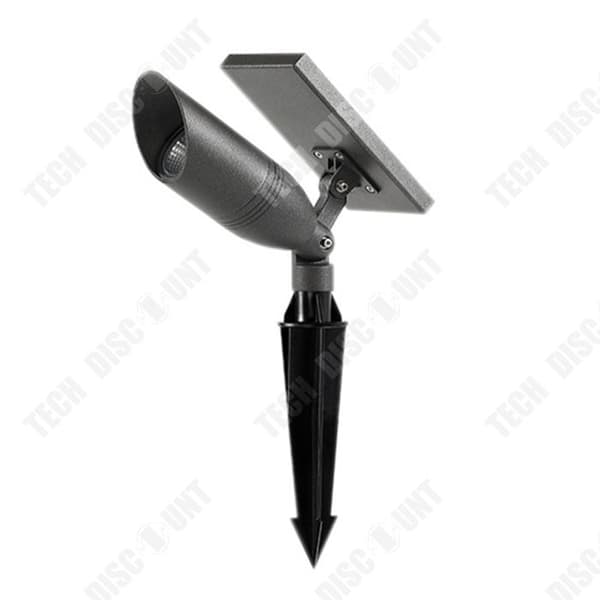 TD1 Piece LED Solar Floodlight Vattentät Landskap Spotlight För Uteplats Park Ground Landskap Spotlight Ground Plug Lights