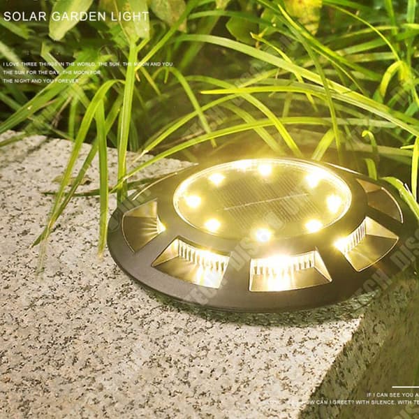 TD® 4st Utomhussollampor 8 lampor LED-instickslampor Energisparlampor Nedgrävd mark Gräsmatta Spotlight Vattentät Solar Lights