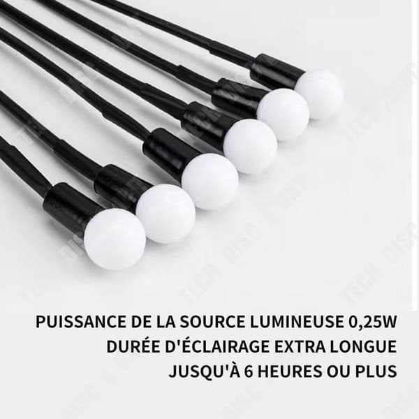 TD® Solar-ljus vattentätt LED-ljus dubbelläge lämpligt för trädgårdsgård gräsmatta utomhusbelysning nattscen gatulampa