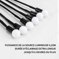 Miniatyrbild 3 av 4: TD® Solar-ljus vattentätt LED-ljus dubbelläge lämpligt för trädgårdsgård gräsmatta utomhusbelysning nattscen gatulampa