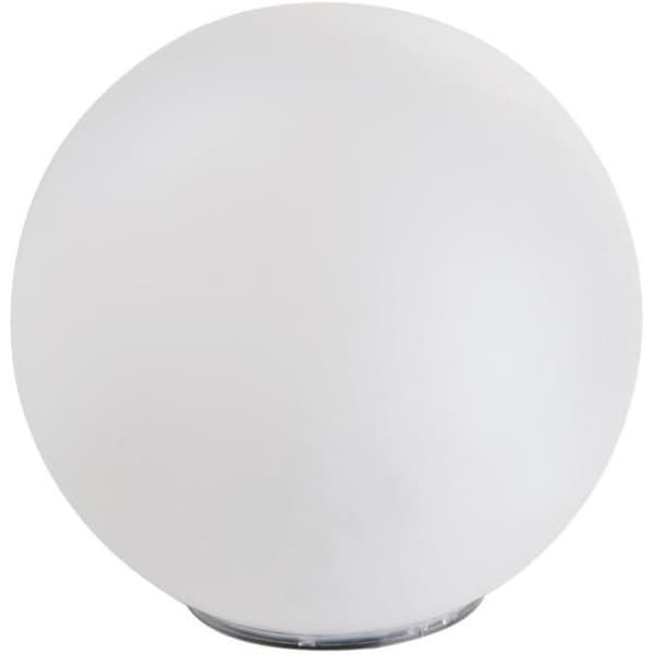 Solarmunstycke - Dehner - Ø 40 cm - Äkta Glas - Vit - Högt Kvalitets LED