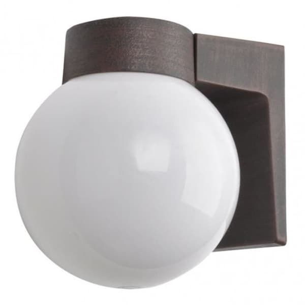 Vägglampa utomhus - FAB - PRO OCYON - BRUN - VIT - Aluminium och polykarbonat - Modern och originell stil