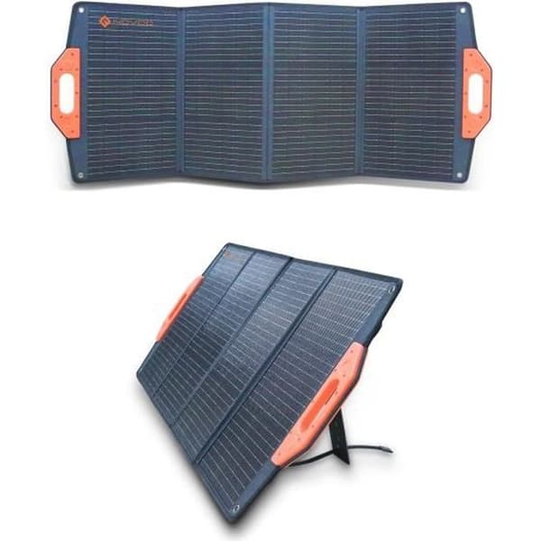 NOVOO 100W bärbar solpanel solbatteriladdare hopfällbar