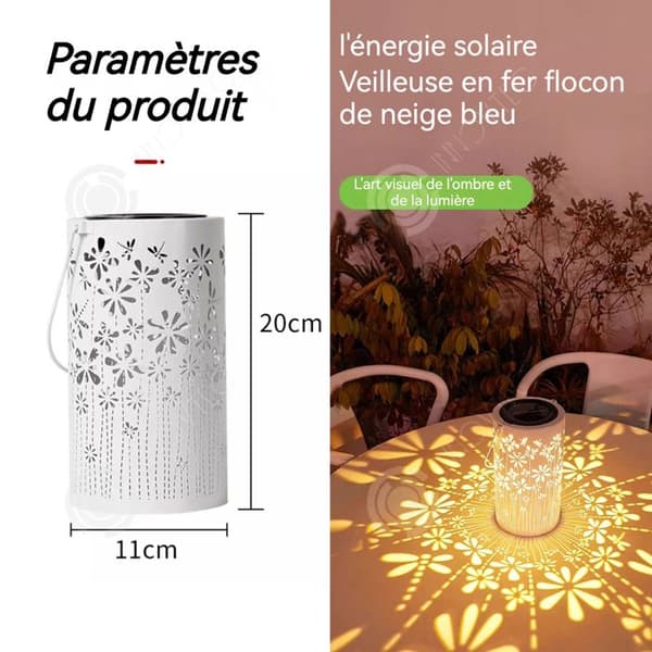 INN Borne Solär Balise Solär Utomhusbelysning Solarlampa 11x11x20cm hängande utomhuslampa vattentålig Pool Trädgård