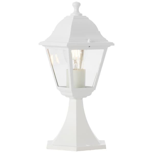 NISSIE vit yttre terminal - Brilliant - Metall/glas - IP44 - 1xE27 60W