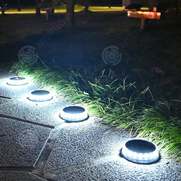 INN 4 st Outdoor Solar Lamp 12 x13,5cm IP65 ABS 800mAh svart Outdoor Solar Light solar lampa led solar lamp Spot LE