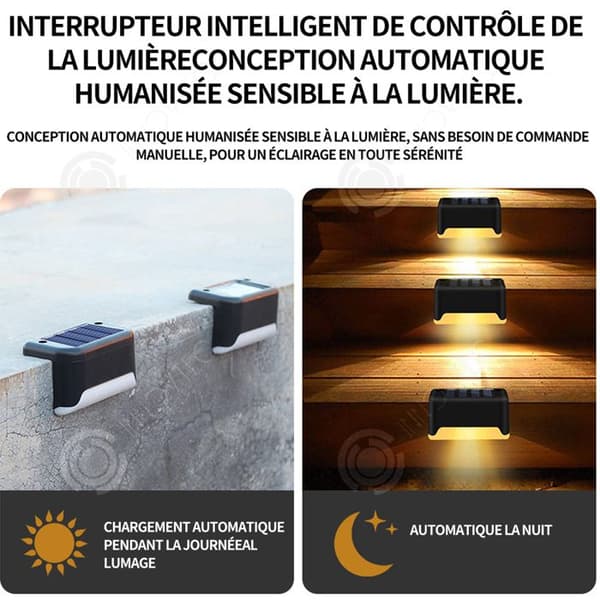 INN Trappljus 16st Utomhussollampor Solar uteplatslampor Sollampor för trappor Solarlampor