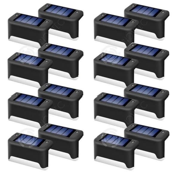 INN Trappljus 16st Utomhussollampor Solar uteplatslampor Sollampor för trappor Solarlampor