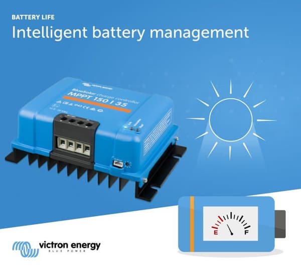 Solcellssats - solcellssats Victron Energy BlueSolar MPPT 150V 35 ampere 12/24/36/48-Volt Solar Charge Controller