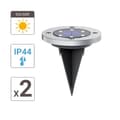 Miniatyrbild 1 av 2: Set med 2 6 LED Solar Spotlights
