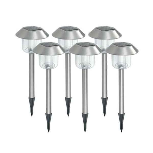 Xanlite - Paket med 6 RGB och vita solar beacons, IP44 - PACK6SO1017