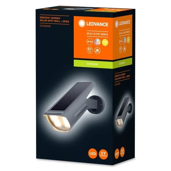 Trädgårdslampa - LEDVANCE - ENDURA GARDEN SPOT - 0,50 W - Varmvit - Rostfritt stål