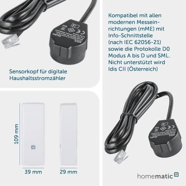 Gränssnitt Homematic IP för smart mätare