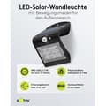 Miniatyrbild 2 av 3: GOOBAY - LED Solar Vägglampa med rörelsesensor - PVC-glas - 1,5W - Svart