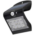 Miniatyrbild 1 av 3: GOOBAY - LED Solar Vägglampa med rörelsesensor - PVC-glas - 1,5W - Svart