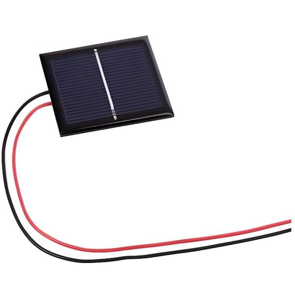 PEREL solcell - Polykristallin - 1V/200mA - 46x40x2mm