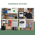 Miniatyrbillede 4 af 4: Vindenergi Hybrid System Opladercontroller, MPPT Teknologi, Flere Spændingsudgange,6000W Vind, 12V 24V 48VAUTO
