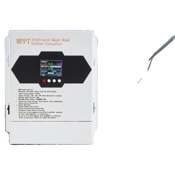 Vindenergi Hybrid System Opladercontroller, MPPT Teknologi, Flere Spændingsudgange,6000W Vind, 12V 24V 48VAUTO