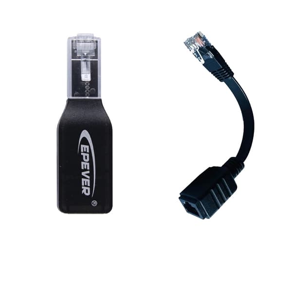 EPEVER WiFi-adapter, RS485-kommunikation, 20 m räckvidd,wifi med kabel
