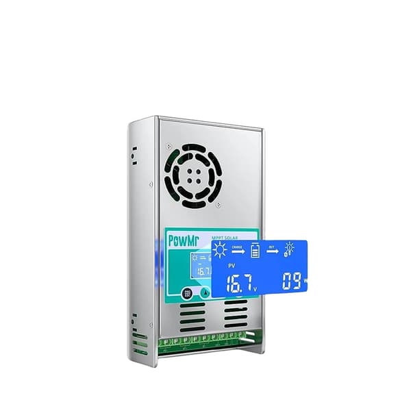 Solcelleoplader Controller, MPPT Teknologi, LCD Display