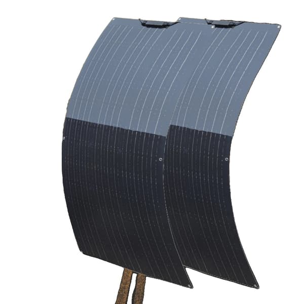 Fleksibelt Solpanel Kit, 240W Dobbelt Panel System, Smart Ladecontroller,240w 2stk 120w