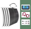 Miniatyrbillede 2 af 2: 2000W Solcellesystem Kit, Høj Effektivitet Soloplader, Holdbart Vandtæt Design,4 stk. med kontrol