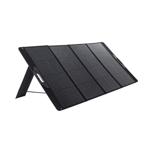 Fällbar solpanel 200W svart