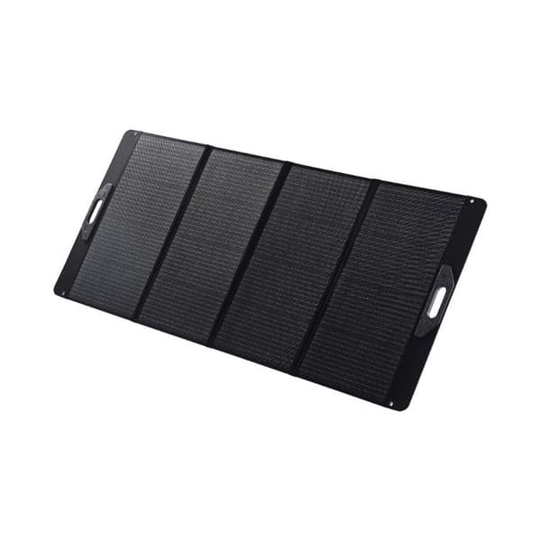 Fällbar solpanel 200W svart
