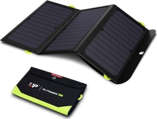 Allpowers Solar Charger Portable 21W Allpowers Solar Panel/Charger + 10000mAh Powerbank