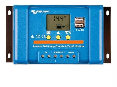Victron Energy Blue-Solar PWM ladekontroller PWM 12 V, 24 V 5 A (SCC010005050)
