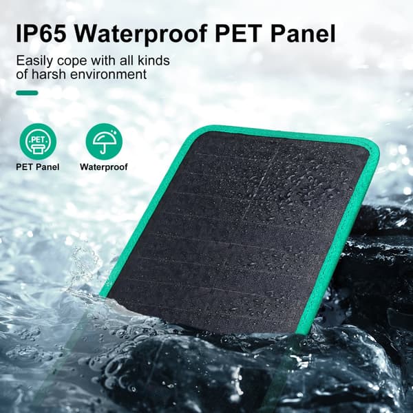 20W 17,6V Shingle Solpanel Flexibel Bärbar Superior Monokristallin Solenergicellsbatteriladdare