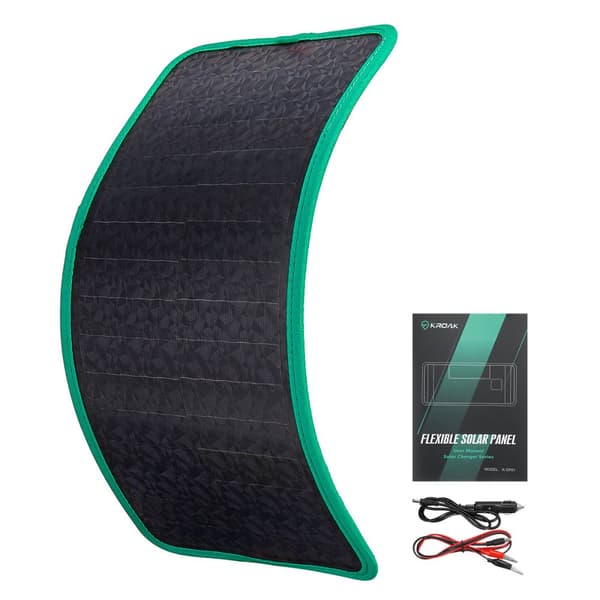 20W 17,6V Shingle solpanel Fleksibel bærbar Superior monokrystallinsk solenergicelle batterioplader
