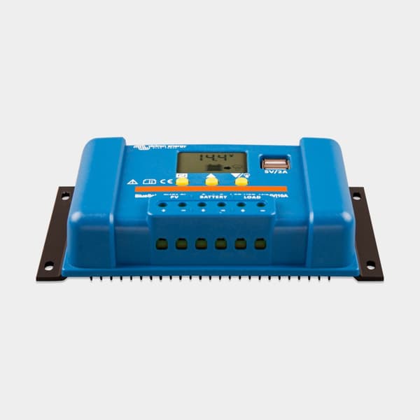 Solcellsregulator Victron BlueSolar PWM - LCD & USB 12/24-10, 12/24 V, 10 A