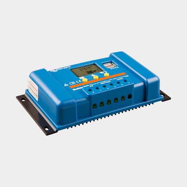 Solcellsregulator Victron BlueSolar PWM - LCD & USB 12/24-20, 12/24 V, 20 A