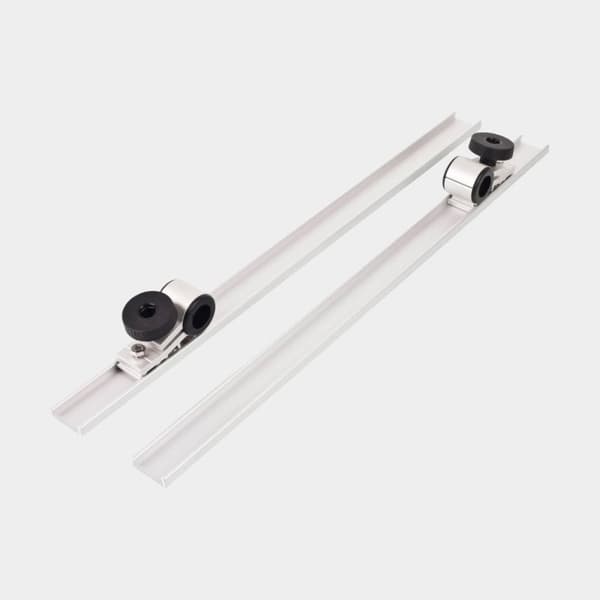 Justerbart fäste för solcellspanel, 650 mm, med NOA-fästen