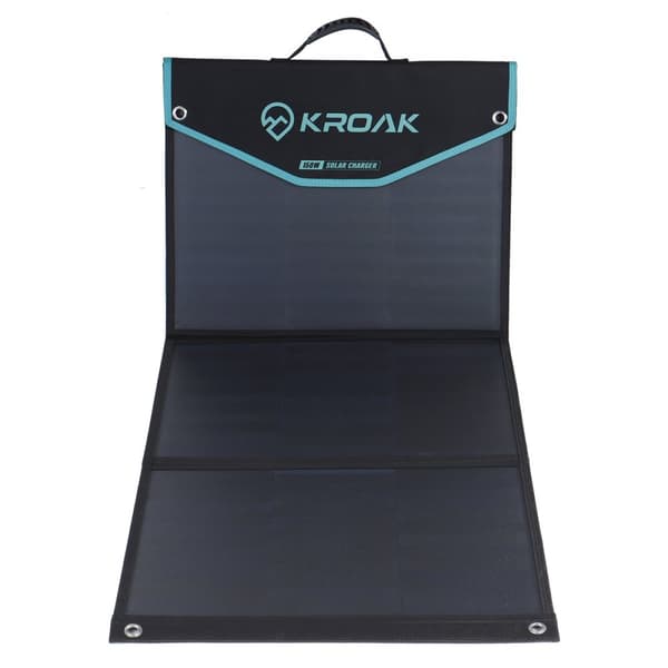 Kroak K-SP05 150W vikbar solpanel Solcellsmodul med 2 x USB och Type-C anslutning