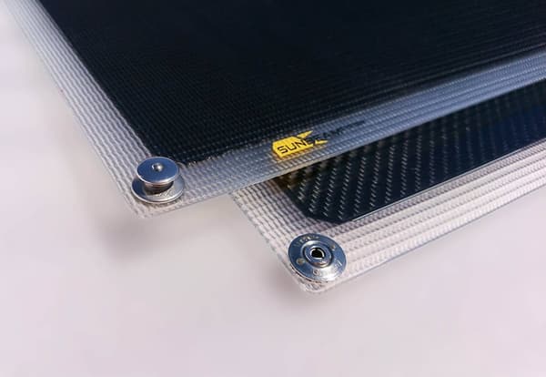 Flexibel solcell Sunbeam Tough+ Carbon 116W, 116.1 W, monokristallin, 12 V, 1078 x 554 mm