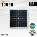 Miniatyrbild 3 av 6: Flexibel solcell Sunbeam Tough 55W Flush, 55.4 W, monokristallin, 12 V, 540 x 540 mm
